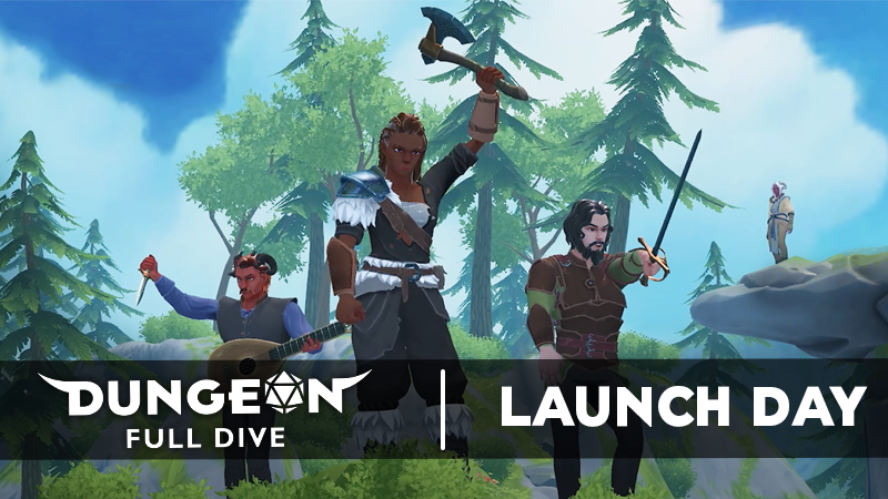 Dungeon Full Dive - A game that we created because we wanted to make  everyone's tabletop worlds real! It has less than 10 days left on  Kickstarter: Feel free to check it
